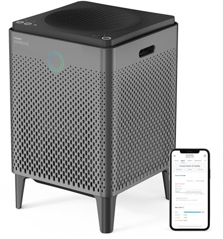COWAY Airmega intelligent luftrenare med WLAN-aktiverat lock och fungerar med Amazon Alexa och Amazon Dash