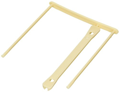 Fast 50 raccoglitori di archivi in plastica beige per documenti standard, 9 cm