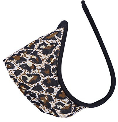 CHICTRY Hommes C-String-Ouvert Bikini Underwear sous-vêtement Lingerie Masculine Sport Sympa Très agréable à Porter Leopard Taille Unique