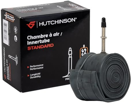 HUTCHINSON - Cámara de Aire - MTB - Estándar - Resistencia y Antipinchazo - Válvula Presta - Espesor 0,9 mm - 48 MM - 29 x 2,30-2,85