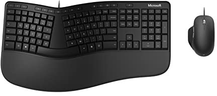 Microsoft Ergonomic English International Desktop Kit for Business - Keyboard + Mouse Black - RJY-00008