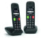Gigaset E290 Duo - Teléfono Fijo Inalámbrico con Teclas Grandes, Adecuado para Personas Mayores, Pantalla de Alta Visibilidad, Manos Libres, Compatible con Audífonos, Negro