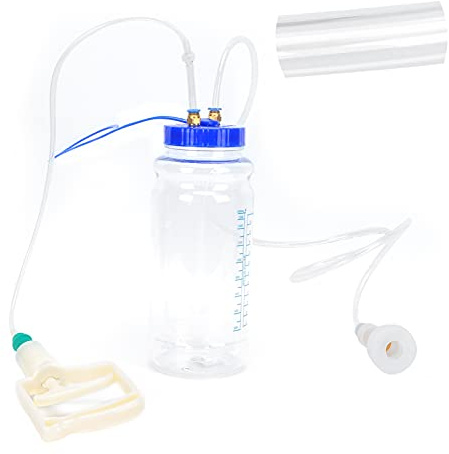 Zerodis Goat Milking Machine, Portable Household Goat Milk Making Machine Manual Goat Milker Sheep Milk Vacuum Pump Hand Pulse Goat Milker for Sheep Goats Milking(Single Head)