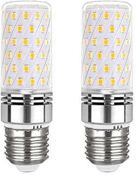 Lampadine LED Mais E27 12W Luce Naturale 4000K 1450LM, 84 LEDs, E27 100W Alogena Equivalente, Lampadina LED E27 Bianco Naturale per Lampada Plafoniere, non dimmerabile, set di 2