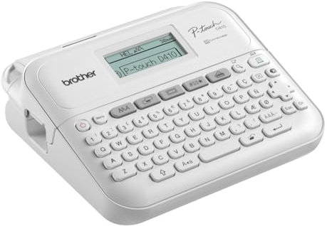 Brother PTD410 -Rotuladora electrónica de sobremesa con Teclado y conexión a PC