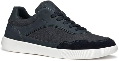 Geox U RIETI A, Scarpe da Ginnastica Uomo, Navy/Dk Navy, 41 EU