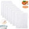 Vinuwu 8 Pack Nut Milk Bag, 8”x12” Food Grade Nylon Cheese Cloths for Straining, Fine Mesh Cheesecloth for Straining, Muslin Cloths for Cooking, Reusable Strainer Bag for Yogurt/Juice/Tea