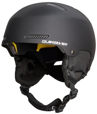 Quiksilver Lawson MIPS Casco Deportivo, Hombres, Negro Verdadero, M