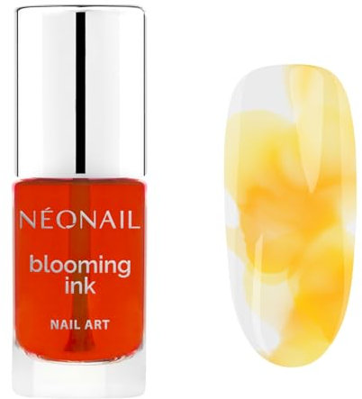 NEONAIL Pintauñas Semipermanentes Blooming Ink 7,2 ml - Amarillo - Tinta Acuarela Para Uñas - Manicura - Nail Art - Diseño de Uñas - Watercolor Ink Nail