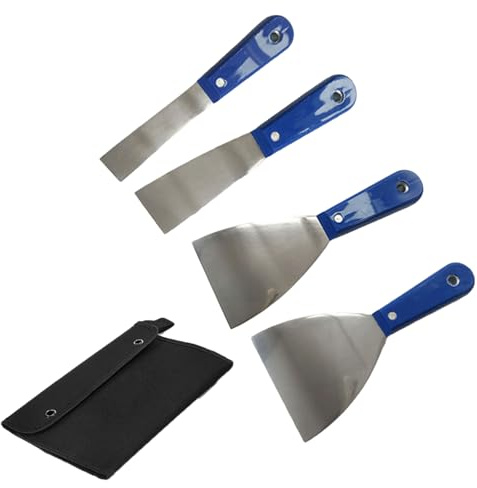 RGYBAO Cortador de masilla, raspador de masilla, de acero inoxidable, para pintores, cortador de cinta para quitar masilla, pintura y madera