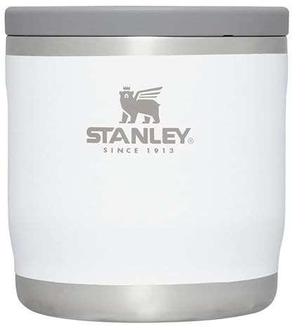 Stanley Adventure to-Go Food Jar 0.35L - 4 Hours Hot - 4 Hours Cold - Leakproof Food Flask - Easy Clean Wide Opening - Dishwasher Safe - BPA-Free Soup Flask - Frost