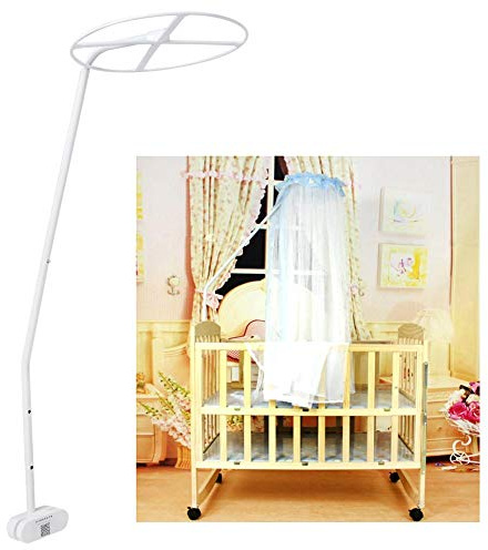 Filfeel Supporto per zanzariera Regolabile Universale, Supporto per zanzariera Set per Supporto per Culla per presepe con Clip Accessori per zanzariera per Bambini