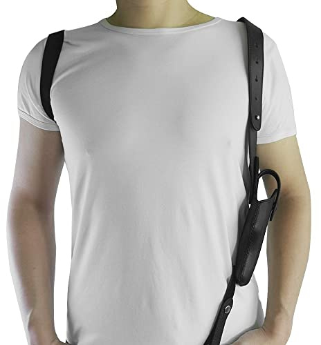MiOYOOW Shoulder Holster, Concealed Carry Holsters Vertical Harness Shoulder Holster Adjustable Gun Holster for Outdoors Hunting