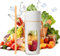 Hyindoor Mixeur Portable pour Smoothie et Fresh Juice Mini Blender Portable Sans Fil avec 10 Lames USB-C Rechargeable Petit Mixeur