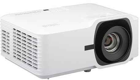 ViewSonic LS741HD 5000 Lumens 1080p Laser Projector with H/V Keystone, 4 Corner Adjustment, 360 Degree Projection, 1.6X Optical Zoom, LAN Control, and 24/7 Operation