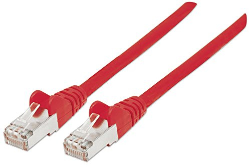 Intellinet 739801 Netzwerkkabel Cat6 SFTP LS0H Kupfer RJ-45 Stecker auf RJ-45 Stecker 0,25m rot