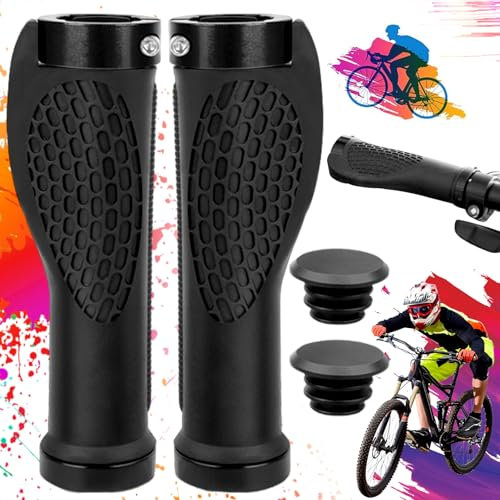 Srup Puños Ergonómicos para Bicicleta David - Diseño Universal Antideslizante para Bicicleta de Montaña MTB - Mango Ergo