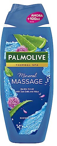 Palmolive Wellness Massage, Gel de Ducha o Baño con Sal Marina, Fórmula Suave, 500ml