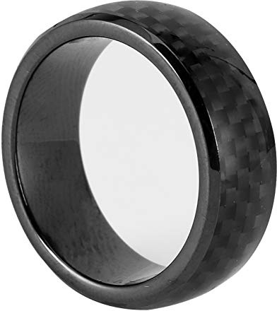 Tbest Anello Chiavi per Model Y, Ring Key Men, Key Ring Model S in Fibra di Carbonio per Auto Smart Finger Portachiavi con Scatola Adatta per (10)