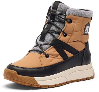 Sorel Botas Whitney III Mid WP, diseño impermeable, aislamiento térmico, estilo ligero, puntera espaciosa, mayor comodidad, agarre robusto - Mujer