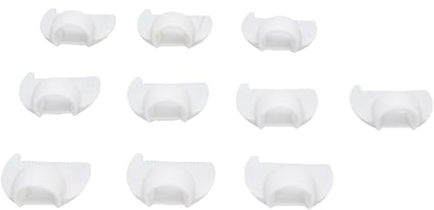 Vvikizy Calibro per Cucire con Blocco del Punto Sul Bordo Mini Righello per Dito Strumento per Misurare L'ago per Cuciture per Aiuti per Cucire Quilting 2 Mm Bianco, Leggero e Robusto, per