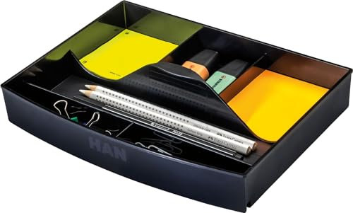 HAN 1016-13 - Inserto per cassetti, colore: Nero