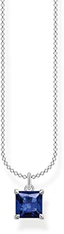THOMAS SABO Kette mit blauem Stein 925 Sterling Silber KE2156-699-32-L45V