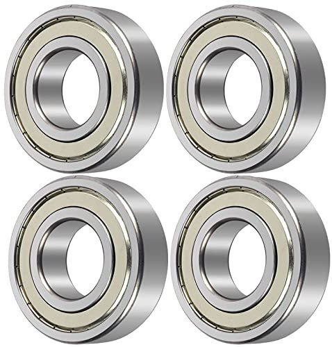 4 Stücke Kugellager 608ZZ ABEC 7,Metall Double Shielded Miniatur Rillenkugellager,Skateboard kugellager inlineskates zubehör lager Geeignet,für Skateboard Roller Inline Skates