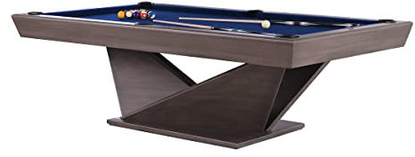 Billiard-Royal Billardtisch Pooltisch Modell Poseidon 8 ft. mit hochwertigem K-55 Bandengummi und freier Tuchwahl, Tuchfarbe:Royal Blue