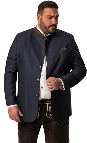 Men Plus Hommes Bleu Marine 58