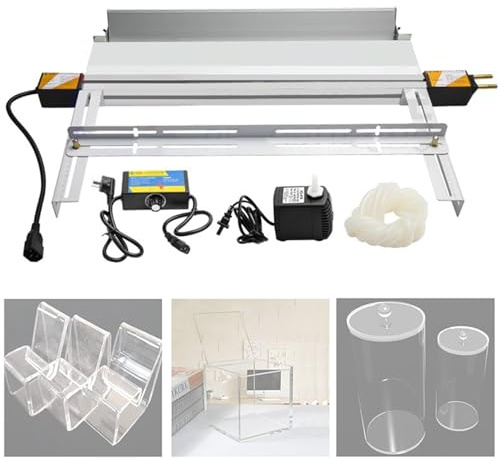 Quixnova Acrylic Bending Machine with Positioning Bracket, 60cm/23.6 inch Plastic Heating Bending tool for Sign Making, Temperature Adjustable