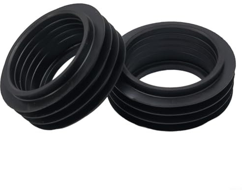 Lot de 2 joints coniques en caoutchouc pour tuyau de chasse d'eau interne pour GEBERIT bas niveau, joint conique en caoutchouc pour 119.668.00.1 40 mm coude dissimulé