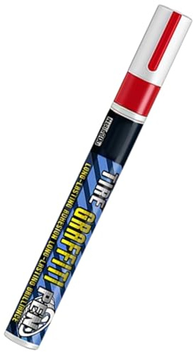 Rotulador para neumáticos de Coche - Resistente al Agua | Pintura con Letras para neumáticos para Motocicletas, Camiones y vehículos recreativos, bolígrafo Permanente de Secado rápido