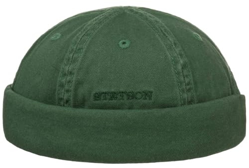 Stetson Ocala Cotton Docker Cap Men Dark Green 7-7 1/8