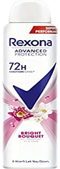 Rexona Desodorante Aerosol Protección Avanzada 72h Bright Bouquet Antitranspirante para mujer 200ml