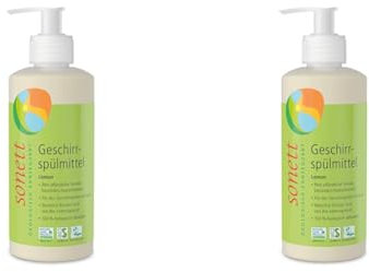 Sonett Geschirrspülmittel Lemon, 300 ml (Packung mit 2)