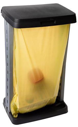 2friends Müllsackständer 120L – 1er Set Müllsackhalter aus robustem Kunststoff, Stabiler Müllbeutelhalter für 120 Liter Säcke, Leichter Müllständer, Praktischer Mülltütenhalter für Haushalt, Garten