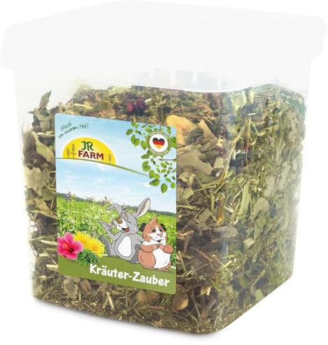 JR Farm Kräuter-Zauber 450 g im Eimer (Kräuter für Zwergkaninchen und Nager, Ergänzungsfuttermittel)