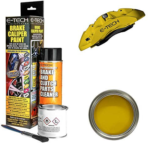 DIY & Tools High Strength Heat Resistant Car Engine Bay Wheel Brake Caliper Paint (Yellow)