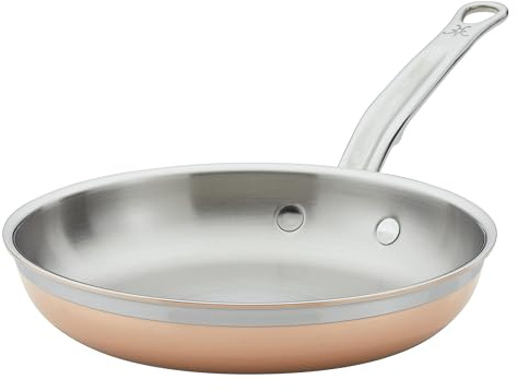 Hestan - CopperBond Collection - 100% Pure Copper Frying Pan, Induction Cooktop Compatible, 8.5-Inch