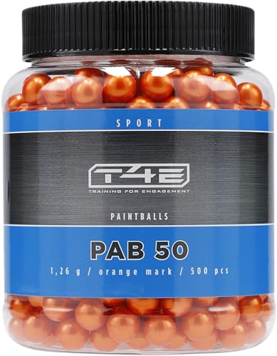 Umarex Paintball Gaming Pellets Sport PAB .50 Orange 500 T4E Ammo