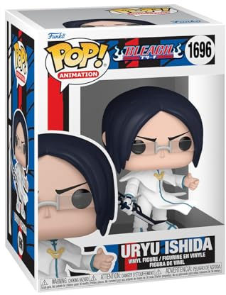Funko POP! Animation: BLEACH - Uryu Ishida - 1/6 Quote Für Seltene Chase-Variante - Vinyl-Sammelfigur - Geschenkidee - Offizielle Handelswaren - Spielzeug Für Kinder Und Erwachsene - Anime Fans