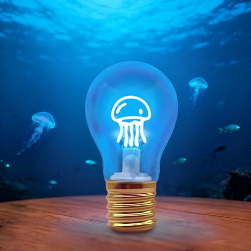 Fancysky Vintage Medusa Lampada da Tavolo a Forma di Lampadina Regolabile,Lampadina Senza Fili USB da Tavolo,Lampada da Comodino,Adatta come Regalo, Decorazione per Feste, Luce d'Atmosfera