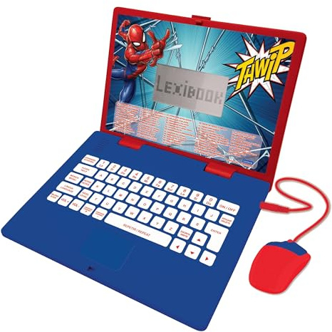 Lexibook, Spider-Man Educational Laptop for kids, JC598SPi4LXB