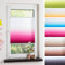 DECOLIA by Garesa Fenster Klemmfix Plissee ohne Bohren 100 x 130 cm Farbverlauf, Grün - Lichtdurchlässiger Fenster Sichtschutz und Fenster Deko, Faltrollo