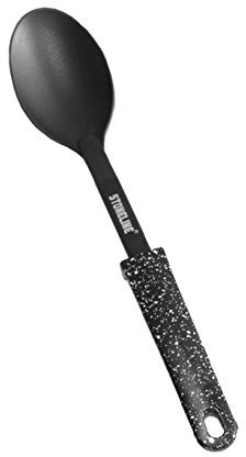 Stone Line 14804 Cucchiaio da Servizio con Supporto, Utensili da Cucina, in plastica, Effetto, 35.4 x 7.9 x 3.4 cm