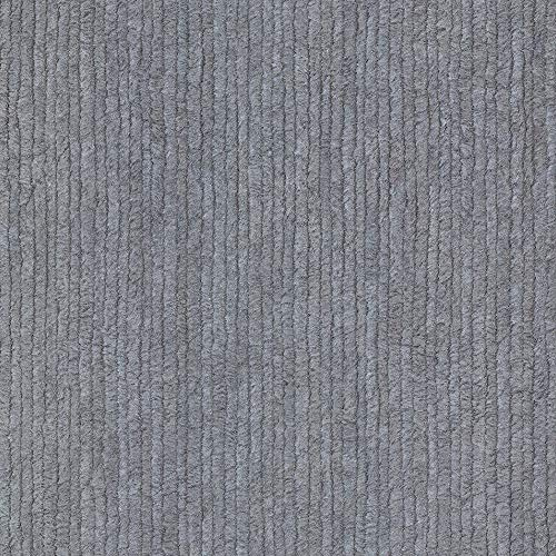 CROWN Bergamo Leather Texture Wallpaper Silver, Dark Grey (M1402)