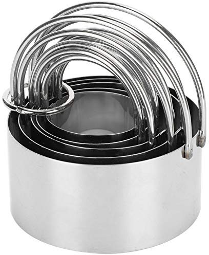 Taglierini per biscotti Acciaio inox, Manico ergonomico facile da usare, Materiale antiaderente resistente alla ruggine, Ideale per pizza dolci pasta frolla