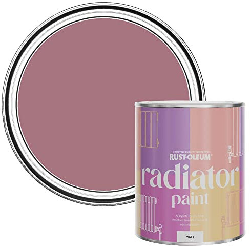 Rust-Oleum Pink Heat Resistant Radiator Paint in Matt Finish - Dusky Pink 750ml (SHDRCT1135)