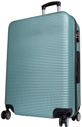 Monopol Reise-Koffer groß Hartschale Malaga 76 cm 99 Liter 4 Räder Zahlenschloss Türkis